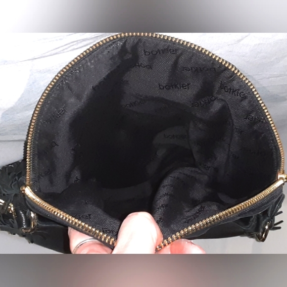 Botkier Genuine Leather Fringe Shoulder Bag. - Picture 5 of 6